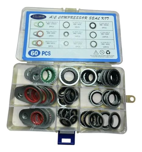 Sellos Metálicos Para Aire Acondicionado 60 Unid Automotriz