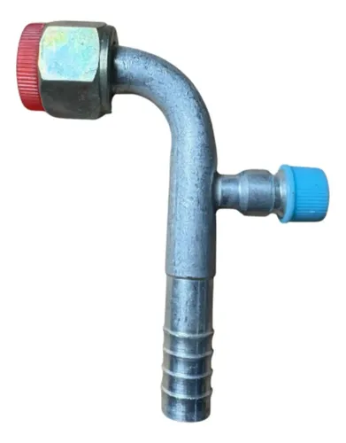 Fitting #10. 13/32 Curvo 90* Conector De Baja Aluminio