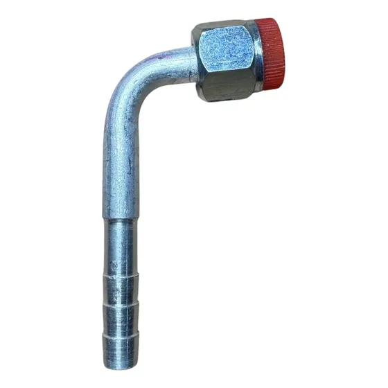 Fitting #6 5/16. Curvo 90*. Aluminio