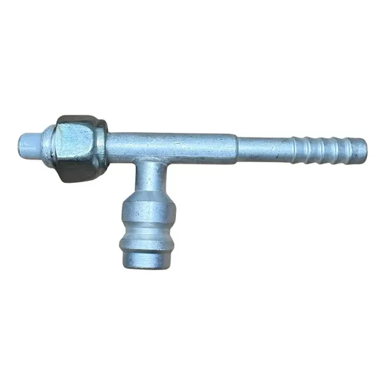 Fitting Recto #6. 5/16. Conector Alta H. Aluminio