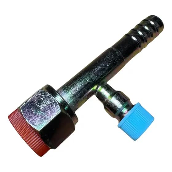 Fiting Recto #10. 1/2 Manguera De Aire Acondicionado Acero
